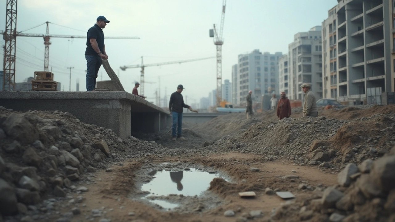 Опасности добавления воды в бетон: причины и последствия