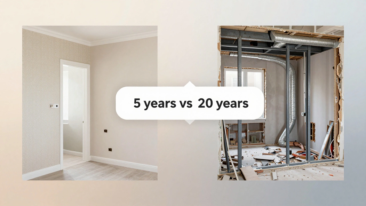 Сравнение: косметический и капитальный ремонт — внешний вид против структурных изменений.