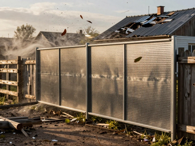 Какой забор выдержит сильный ветер: лучшие материалы и конструкции