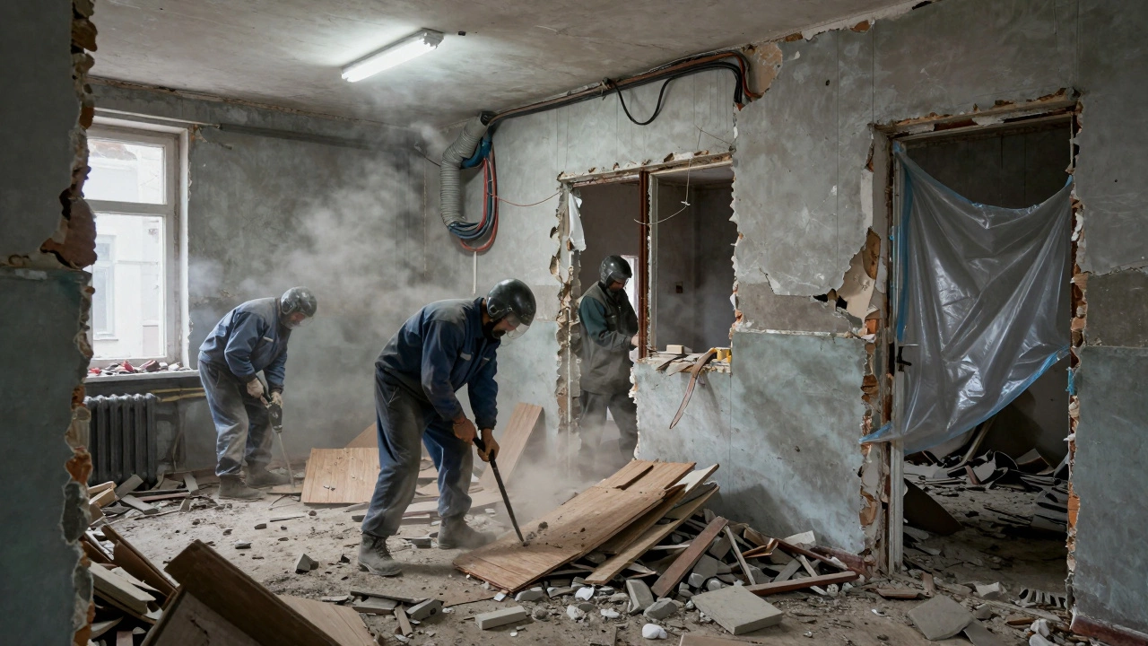 Какие существуют виды строительных работ при ремонте квартиры