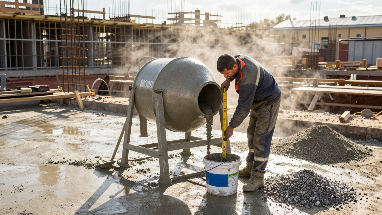 Как замесить бетон М300: точные пропорции и пошаговая инструкция