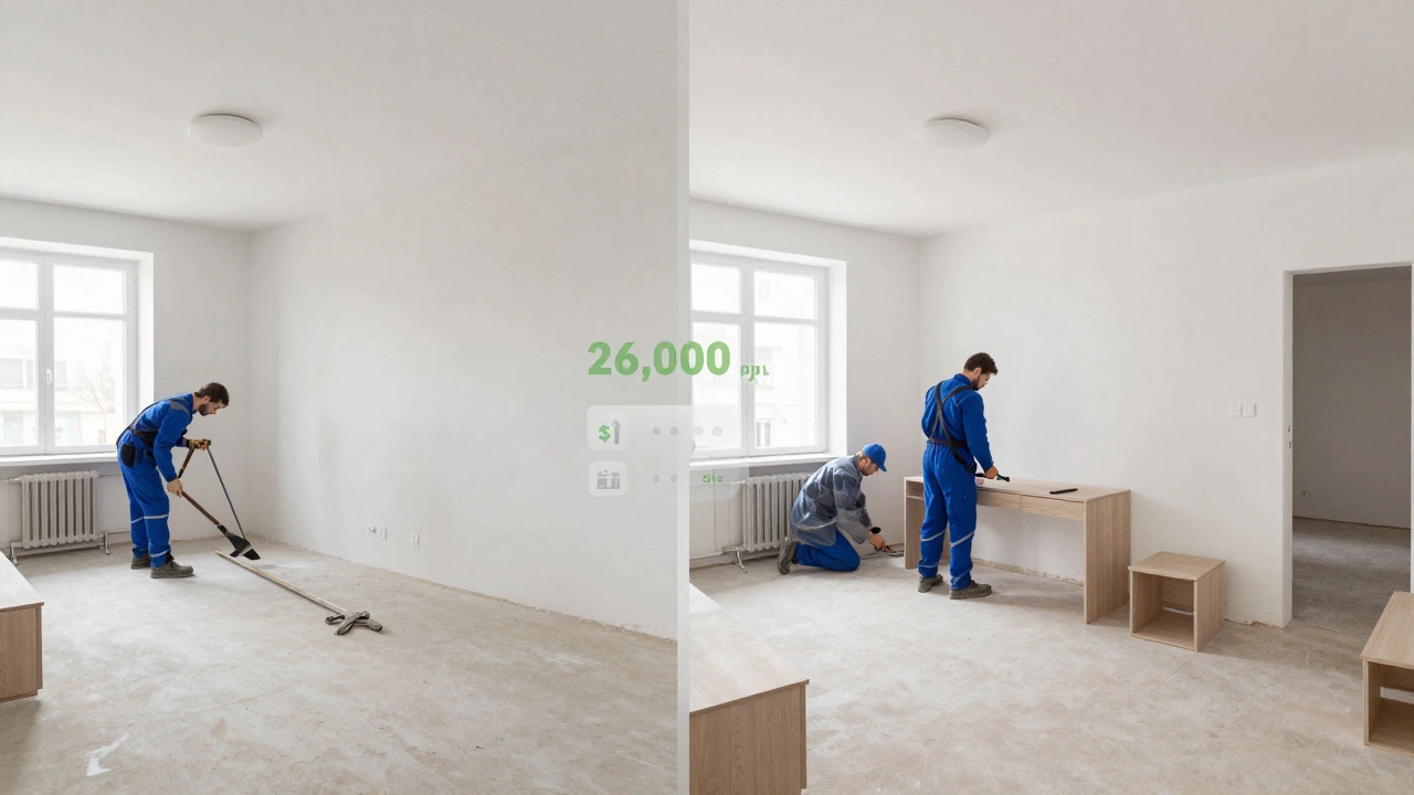 Сравнение: ремонт с мебелью и без — разница в технологии и стоимости.