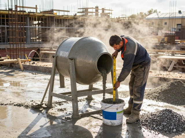 Как замесить бетон М300: точные пропорции и пошаговая инструкция