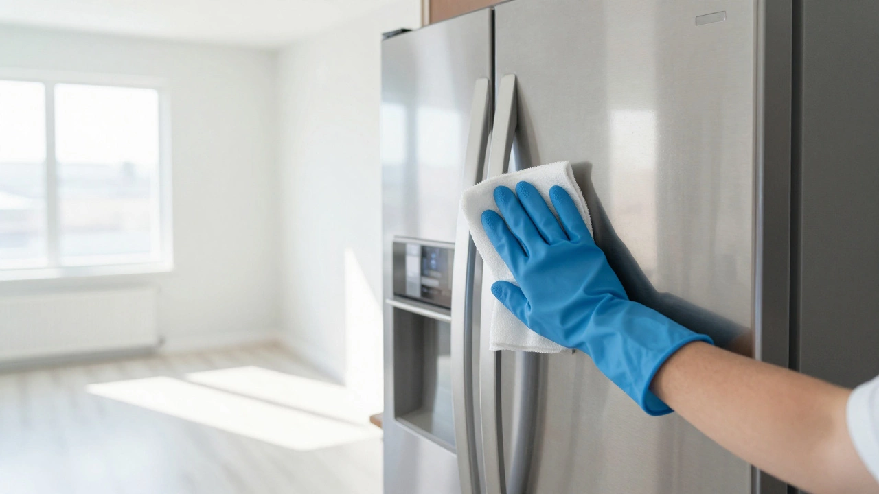 Тщательная уборка пустой кухни при переезде для возврата залога в США